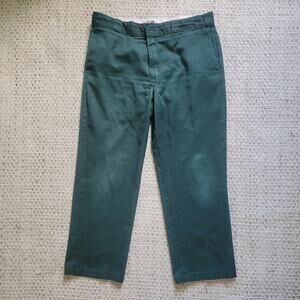 Mens 38x30 Dickies 874 Original Fit Work Pants Dark Forest Green Straight Leg